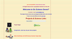 Desktop Screenshot of goscienceseven.com